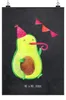 Mr. & Mrs. Panda Bild Avocado Geburtstag DIN A2 - Produktbild-Vorschau 1