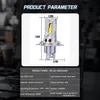 2 Stück H4-LED-Glühbirne, 6000 K Weiß, kein Adapter Produktbild-Vorschau 2