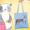 Mr. & Mrs. Panda Tote Bag Boston Terrier Moment - Sky Blue Produktbild-Vorschau 2