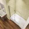 AICA 120cmx140cm Badewannenaufsatz 6mm NANO ESG-glas Produktbild-Vorschau 3
