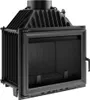 A black cast iron fireplace insert is shown against a white background. Produktbild-Vorschau