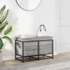 vidaXL Úložný box s víkem Grey Sonoma 80x40x51,5 cm Náhled obrázku produktu 3