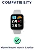 kwmobile 2x Uhrenarmband für Xiaomi Redmi Watch 3 Active Produktbild-Vorschau 2