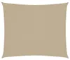 vidaXL Voile d'ombrage Oxford Rectangulaire 4x6 m Beige Voir les images du produit 1