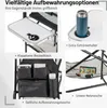 COSTWAY Campingstuhl faltbar, hoher Klappstuhl mit Produktbild-Vorschau 6
