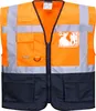 Portwest Warnweste mit vielen Taschen Orange XL Produktbild-Vorschau 1