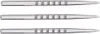 Unicorn Steel Dart Grip Points 6-Groove - 35 - 38 mm Produktbild-Vorschau 1
