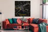 MuchoWow® Poster Gold - Deutschland - Karte - Stadtplan - Produktbild-Vorschau 2
