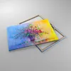 Bild auf Leinwand - Leinwandbild - Blumen Vase - 120x80cm - Produktbild-Vorschau 2