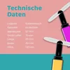 2er Set Mini Handventilator Lippenstift Form Produktbild-Vorschau 2