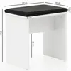 FineBuy Schminktisch FB51641 60x81x40 cm Weiß Konsolentisch Produktbild-Vorschau 4