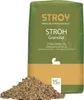 A bag of Stroh Granulat straw granules for horse bedding, with a pile of the product in the foreground. Produktbild-Vorschau