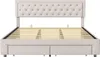 Fortuna Lai Lit tapissier 160x200 cm, Boxspring hydraulique Voir les images du produit 5