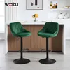 WOLTU Barhocker Barstuhl, Gute gepolsterte Sitzfläche aus Produktbild-Vorschau 2