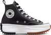 A black Converse Run Star Hike Platform Foundational Leather A04292C Unisex shoe is shown against a white background. Voir les images du produit