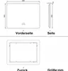 LED Spigel mit Bluetooth und Uhr 80×60cm 3 Lichfarbe Produktbild-Vorschau 7