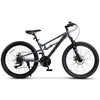 VELORS Mountainbike 24 Zoll Fahrrad 21 Gang Shimano Tourney Produktbild-Vorschau 9