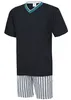 KB Schlafanzug Herren kurz T-Shirt Shorty Pyjama Produktbild-Vorschau 5