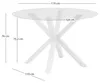home24 Esstisch Rund - Glas / Eiche Massiv Produktbild-Vorschau 9
