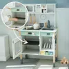 Mamabrum Dřevěná dětská kuchyňka s pračkou, myčkou, tabulí Náhled obrázku produktu 4