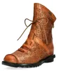 Laura Vita Damen Stiefelette Leder mit Blumenmuster Produktbild-Vorschau 1