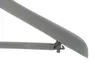 Samt Kleiderbügel für Anzüge, 42 cm, grau, NEU, 10 Stück Produktbild-Vorschau 4
