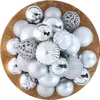 Giftsome 60 Weihnachtskugeln Set Christbaumkugeln Silber - Produktbild-Vorschau 1