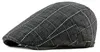 Herrenmuts, geruit, katoen en polyester, zwart, verstelbaar Productafbeelding-voorbeeld 1