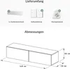 Planetmöbel Flur Möbel Garderobe Hängeschrank 1x 140 cm Produktbild-Vorschau 4