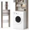 A washing machine cabinet and a washing machine are shown against a white background. Anteprima dell’immagine prodotto