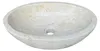 Lendo Online Washbasin Marble 40x30x12 cm Cream Oval Anteprima dell’immagine prodotto 3