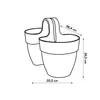 Blumenkasten zum Hängen Elho Vibia Campana flower twin Produktbild-Vorschau 6