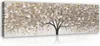 Leinwandbilder Abstrakt beige Baum 145x45 cm XXL Modern Produktbild-Vorschau 1