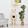 PawHut Kraboom, 148 cm hoog, kattenboom met hol, 4 Productafbeelding-voorbeeld 2