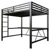 Letto a soppalco 160x200 cm con scrivania, illuminazione Anteprima dell’immagine prodotto 16