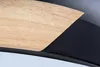 Rabalux Černé stropní LED svítidlo Maple s dekorem dřeva Náhled obrázku produktu 3