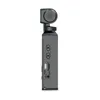 A side view of a gray digital camera. Produktbild-Vorschau