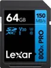 LEXAR Carte SDXC 800x PRO Blue Series 64Go UHS-1 V30 - Read Voir les images du produit 1