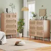 Commode en rotin INONEFT, meuble de rangement avec système Voir les images du produit 3