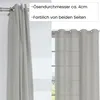 Ösenschal Blickdicht Ösenvorhang Ösengardine Gardine Produktbild-Vorschau 4