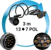 Cavo di prolunga Wiltec 3 m da 7 a 13 pin, cavo per Anteprima dell’immagine prodotto 5