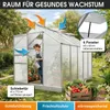 BRAST Gewächshaus Aluminium mit Fundament | 310x190x195cm | Produktbild-Vorschau 7