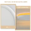 ZMH Deckenlampe LED Deckenleuchte Flach  Schlafzimmerlampe Produktbild-Vorschau 8
