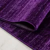 Kurzflor Teppich Wohnzimmer Lila 120x170 Rechteck Unicolor Produktbild-Vorschau 5