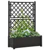vidaXL Sadzarka z kratką 100x43x142 cm PP antracytowa Podgląd zdjęcia produktu 9