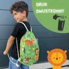 HECKBO Kinder Turnbeutel mit Sichtfenster & Dschungel-Motiv Produktbild-Vorschau 39
