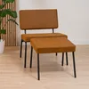 Sessel Espen cognac aus recyceltem Leder, 65 cm breit, 79 Produktbild-Vorschau 9
