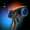 A close-up shot of an RC car remote control with glowing blue accents and informational overlays. Anteprima dell’immagine prodotto