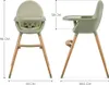 KINDERKRAFT Chaise de salle à manger FINI2 Vert Voir les images du produit 18