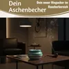 LS-LebenStil XL Sturm-Aschenbecher 14x9cm Maritim Türkis Produktbild-Vorschau 7